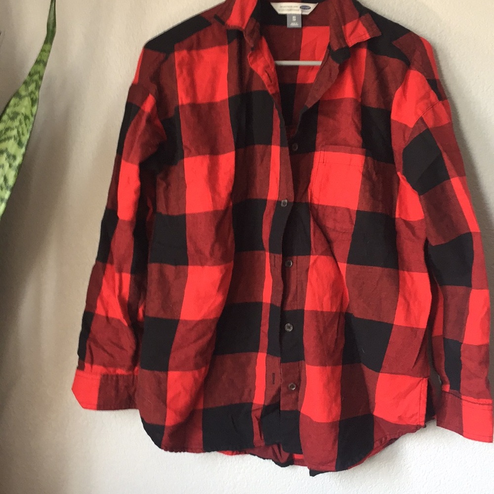 Old navy buffalo plaid flannel